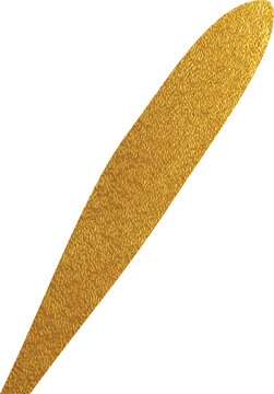 Gold apostrophe symbol
