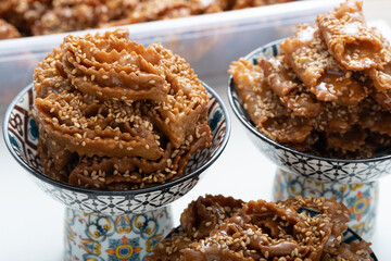 Culinary Elegance: Chebakia's Exquisite Table Presentation