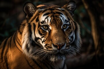 Fototapeta na wymiar Tiger. Generative AI