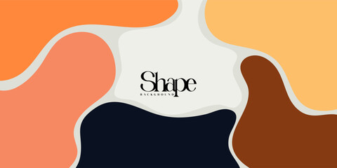 colored geometric shapes. Liquid color background design. Liquid composition.