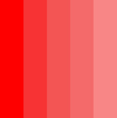 Red gradient multi-level red, multi-tones, bright sequences, ideas for selecting colors that can be used in applications such as design, painting, artwork and pattern.