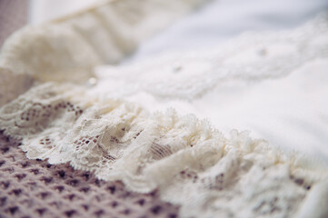 white wool sweater