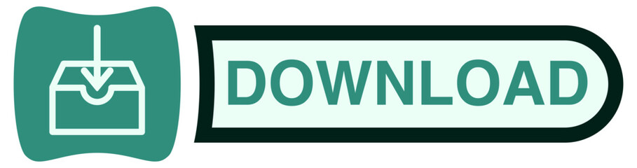 Download Button Label Name Tag Basic Shape