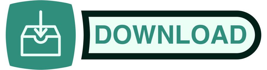 Download Button Label Name Tag Basic Shape