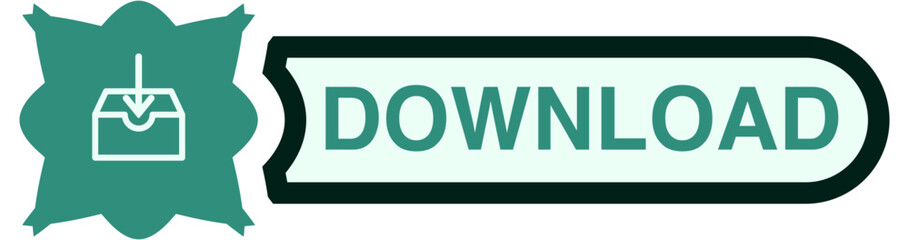 Download Button Label Name Tag Basic Shape