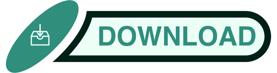 Download Button Label Name Tag Basic Shape