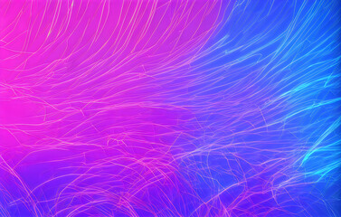 Fototapeta na wymiar a blue and pink abstract background with a lot of lines - Generative AI