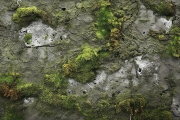 moss on the rock