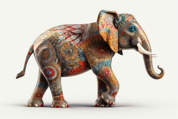 Obraz premium elephant isolated on white