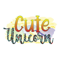 Fototapeta premium Unicorn Sublimation Design