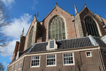 old church (oude kerke) in amsterdam (the netherlands) 