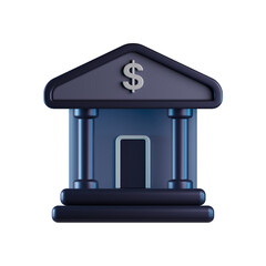 Bank 3D Icon