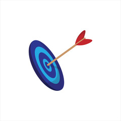 Arrow Target Board Illustration