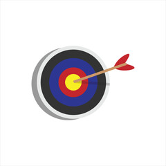 Arrow Target Board Illustration