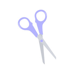 Scissors isolated on white background. School office supply, stationery.