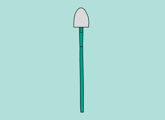 illustration of a garden shovel
