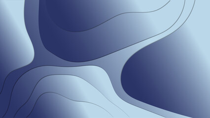 Wave Papercut Background