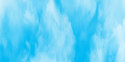 blue sky with white clouds in sunny weather .Blue Sky vector .White cumulus clouds formation in blue sky .blue water surface background .Panorama.