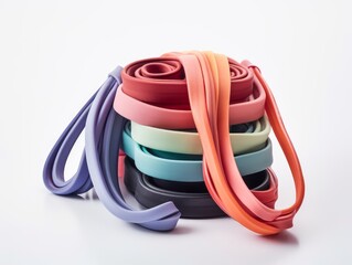 colorful and trendy resistance bands