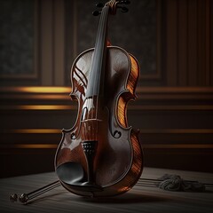 Violin. AI generated