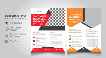 corporate flyer design ideas template 