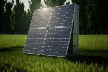 Solar panels. AI generated