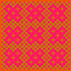 Multicolor truchet tiling connections illustration
