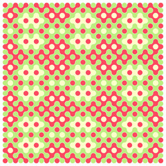 Multicolor truchet tiling connections illustration