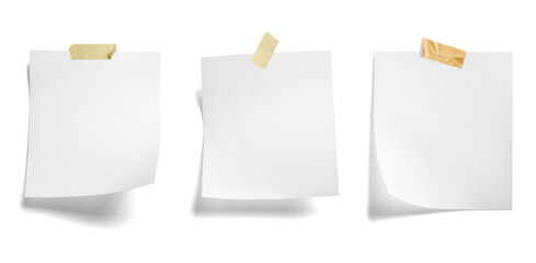 paper message note reminder blank background office business white empty page label adhesive tape