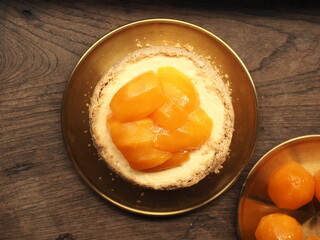 fresh Mayongchid, Plango or sweet Marian plum cheesecake