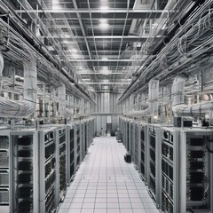 Obraz premium Datencenter - Rechenzentrum