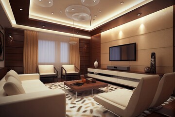 Interior Design - Stylish Room with Modern Decor