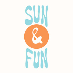 Sun and Fun groovy font