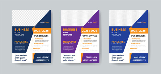 Creative Corporate & Business Flyer Brochure Template Design, abstract business flyer, vector template design. Brochure design, cover, annual report, poster, flyer