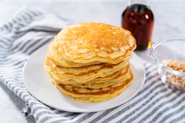 Coconut banana pancakes
