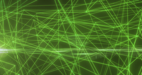 Abstract green  lines glowing high tech digital energy abstract background