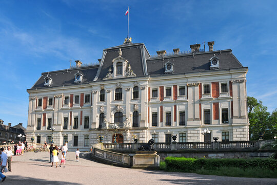 Castle in Pszczyna, Silesian Voivodeship, Poland