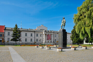 Legions of Marshal Jozef Pilsudski monument in Radom, city in Masovian Voivodeship, Poland.