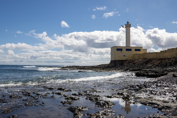 Lighthouse and Atlantic ocean, Fuertevnetura