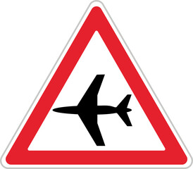 Airport, Low Flight (T-17), Traffic Sign