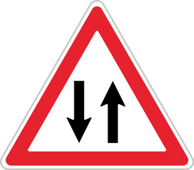 Two-way Traffic (T-19), Traffic Sign