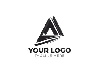 Sleek Letter A Logo Vector Design