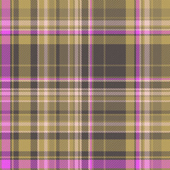 Textile tartan background. Fabric plaid vector. Texture check pattern seamless.