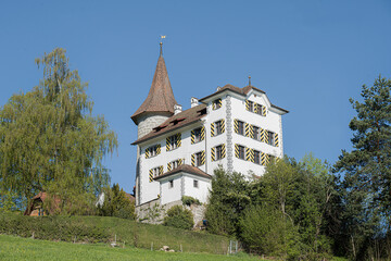 Fototapeta na wymiar Schloss Schauensee, ob Kriens, Kanton Luzern, Schweiz