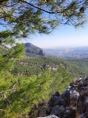 view from the mountain