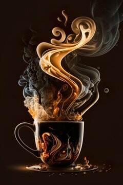 Artful coffee