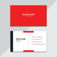 Free vector modern creative business card vector design