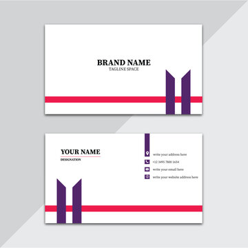Free vector professional business card template