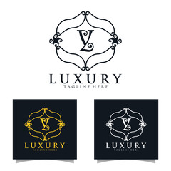 Luxury initial Y Logo template for Restaurant Royalty Boutique Cafe Hotel Heraldic Jewelry etc