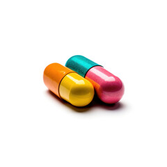 médicament multicolore arc en ciel